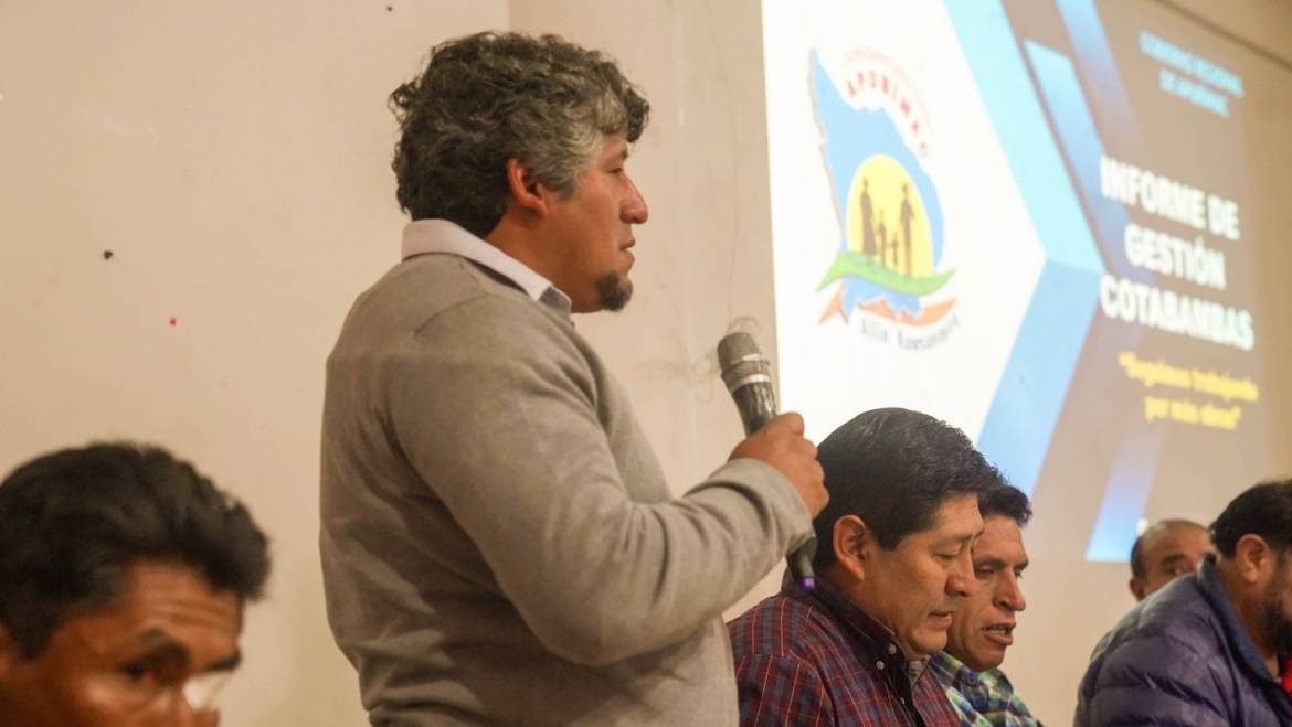 “GOBERNADOR REGIONAL VISITA LA PROVINCIA DE COTABAMBAS – APURÍMAC”